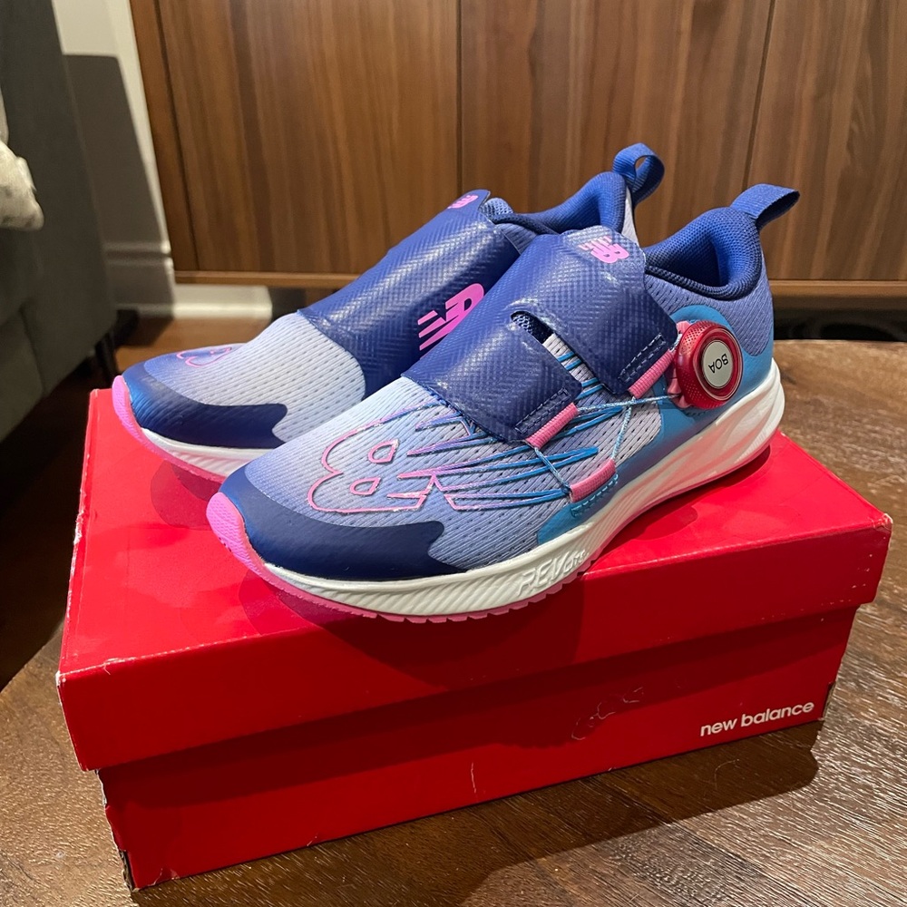 New Balance Kids' Sneakers in Blue and Pink